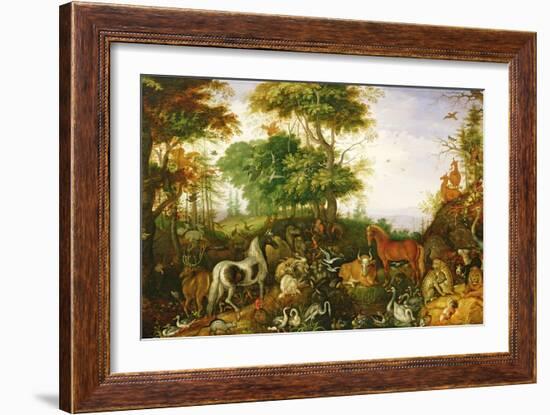Orpheus Charming the Animals-Roelandt Jacobsz. Savery-Framed Giclee Print