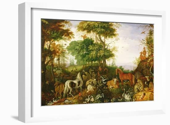 Orpheus Charming the Animals-Roelandt Jacobsz. Savery-Framed Giclee Print