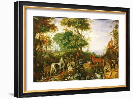 Orpheus Charming the Animals-Roelandt Jacobsz. Savery-Framed Giclee Print