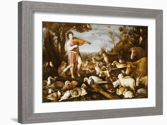 Orpheus Charming the Animals-Leandro Da Ponte Bassano-Framed Giclee Print