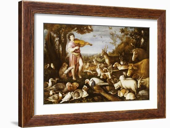 Orpheus Charming the Animals-Leandro Da Ponte Bassano-Framed Giclee Print