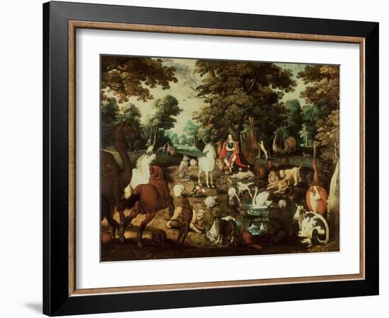 Orpheus Charming the Animals-Jacob Bouttats-Framed Giclee Print