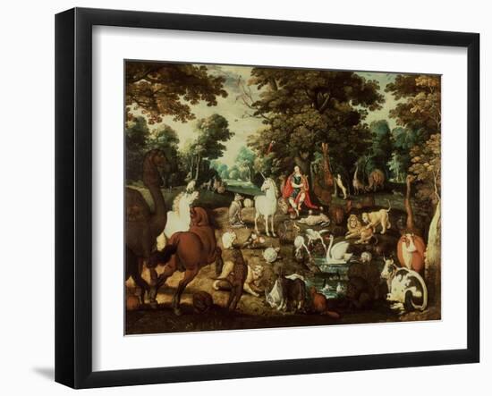 Orpheus Charming the Animals-Jacob Bouttats-Framed Giclee Print