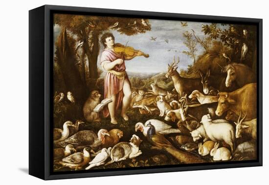 Orpheus Charming the Animals-Leandro Da Ponte Bassano-Framed Premier Image Canvas