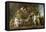 Orpheus Descended into Hades to Ask or Eurydice Music-Jean Restout-Framed Premier Image Canvas