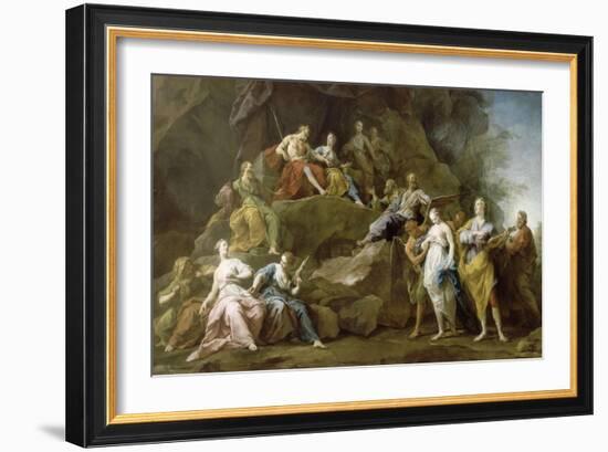 Orpheus Descended into Hades to Ask or Eurydice Music-Jean Restout-Framed Giclee Print