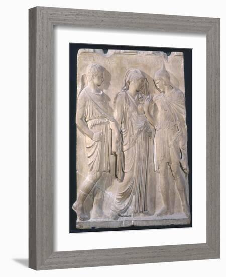 Orpheus, Eurydice and Hermes-null-Framed Giclee Print