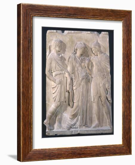 Orpheus, Eurydice and Hermes-null-Framed Giclee Print