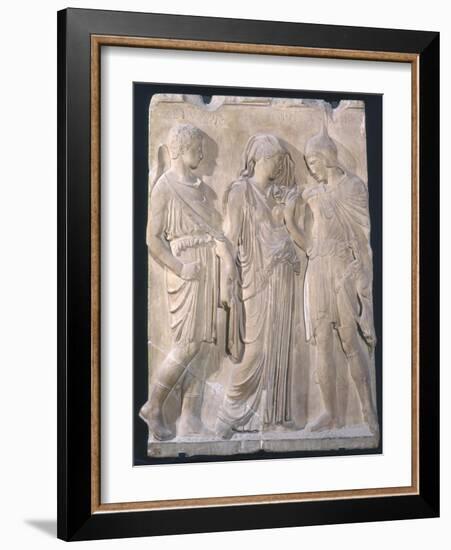 Orpheus, Eurydice and Hermes-null-Framed Giclee Print