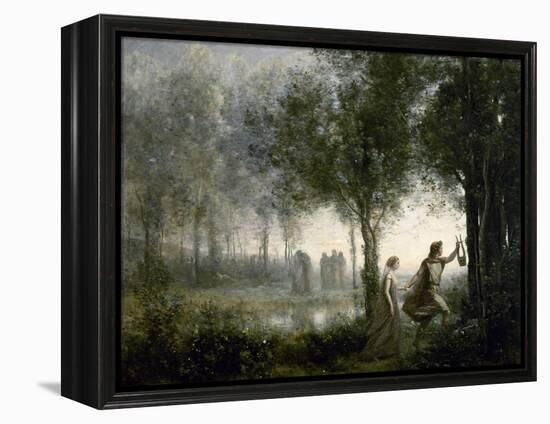 Orpheus Leading Eurydice from the Underworld, 1861-Jean-Baptiste-Camille Corot-Framed Premier Image Canvas