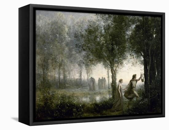 Orpheus Leading Eurydice from the Underworld, 1861-Jean-Baptiste-Camille Corot-Framed Premier Image Canvas