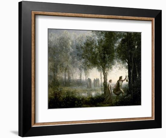 Orpheus Leading Eurydice From the Underworld-Jean-Baptiste-Camille Corot-Framed Giclee Print