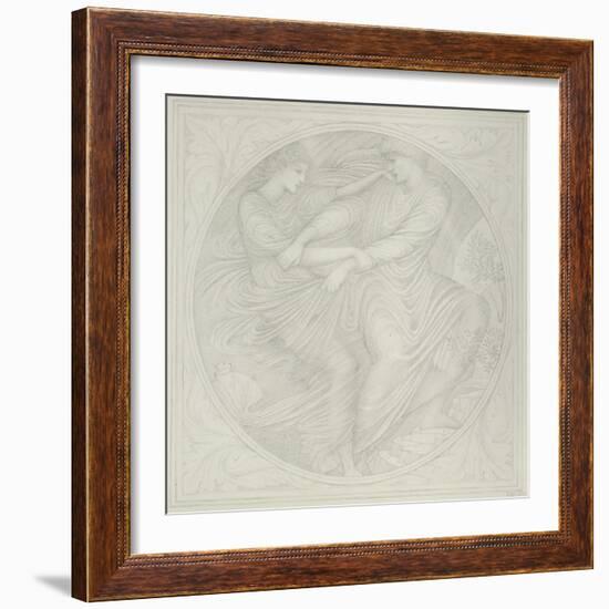 Orpheus Looks Back, 1872-75-Edward Burne-Jones-Framed Giclee Print