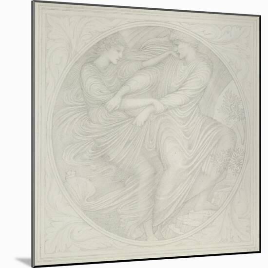 Orpheus Looks Back, 1872-75-Edward Burne-Jones-Mounted Giclee Print