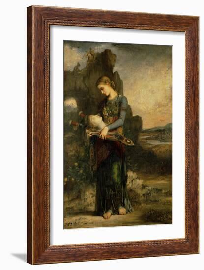 Orpheus. Oil on canvas (1865) 154 x 99.5 cm R.F. 104.-Gustave Moreau-Framed Giclee Print