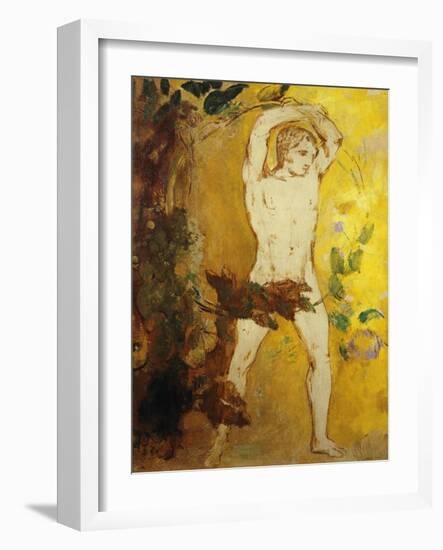 Orpheus, Orphee-Odilon Redon-Framed Giclee Print