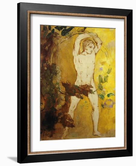 Orpheus, Orphee-Odilon Redon-Framed Giclee Print