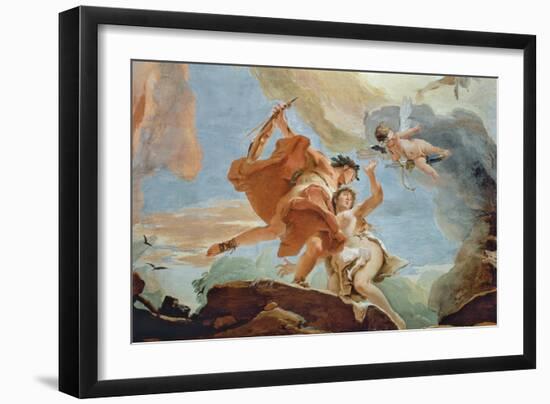 Orpheus Rescuing Eurydice from the Underworld (Detail of the Ceiling) (See also 64555)-Giovanni Battista Tiepolo-Framed Giclee Print