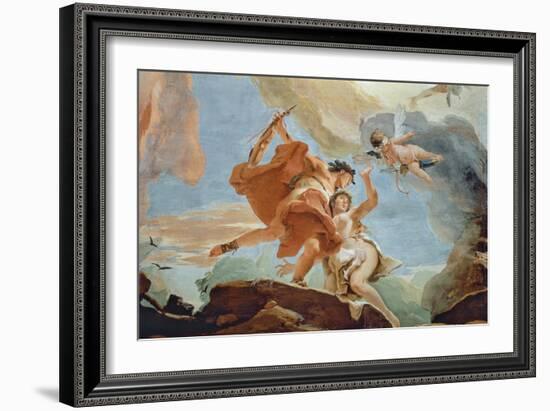 Orpheus Rescuing Eurydice from the Underworld (Detail of the Ceiling) (See also 64555)-Giovanni Battista Tiepolo-Framed Giclee Print