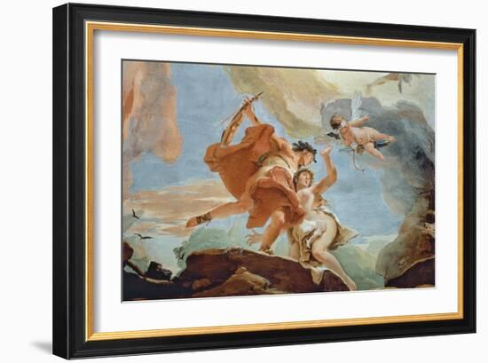 Orpheus Rescuing Eurydice from the Underworld (Detail of the Ceiling) (See also 64555)-Giovanni Battista Tiepolo-Framed Giclee Print