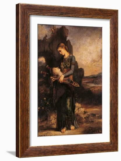 Orpheus-Gustave Moreau-Framed Art Print