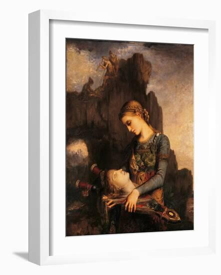 Orpheus-Gustave Moreau-Framed Art Print