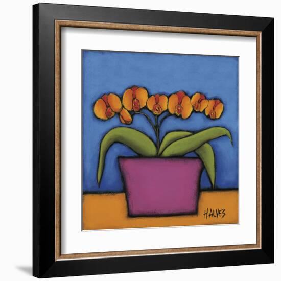 Orquidia Laranja-H Alves-Framed Giclee Print