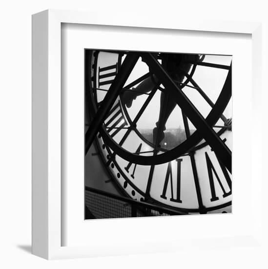 Orsay Clock-Tom Artin-Framed Art Print