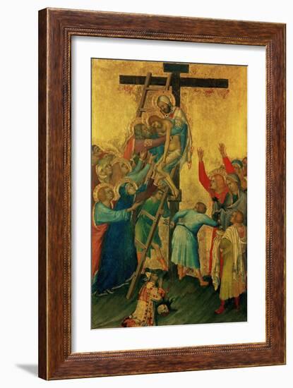 Orsini Polyptych: the Deposition from the Cross, 1335-1337-Simone Martini-Framed Giclee Print