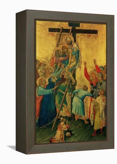 Orsini Polyptych: the Deposition from the Cross, 1335-1337-Simone Martini-Framed Premier Image Canvas