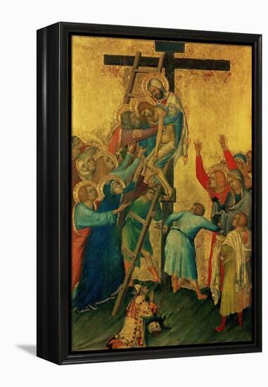 Orsini Polyptych: the Deposition from the Cross, 1335-1337-Simone Martini-Framed Premier Image Canvas