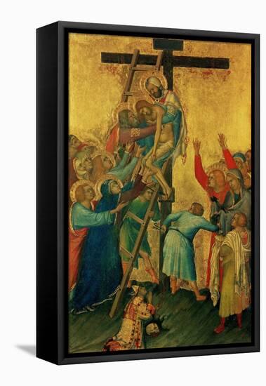 Orsini Polyptych: the Deposition from the Cross, 1335-1337-Simone Martini-Framed Premier Image Canvas