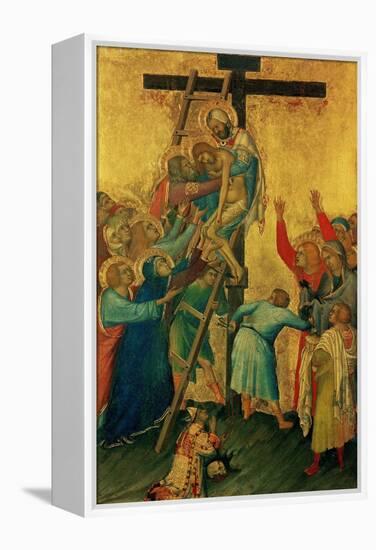 Orsini Polyptych: the Deposition from the Cross, 1335-1337-Simone Martini-Framed Premier Image Canvas