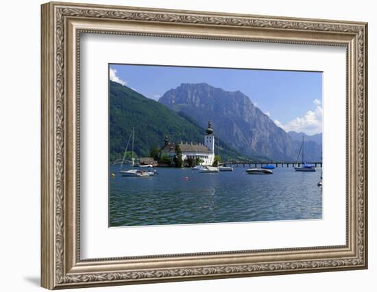 Ort Castle in the Town of Gmunden on Lake Traunsee, Salzkammergut, Upper Austria, Austria, Europe-Hans-Peter Merten-Framed Photographic Print