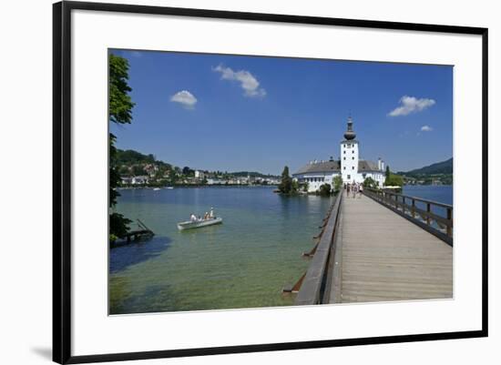 Ort Castle in the Town of Gmunden on Lake Traunsee, Salzkammergut, Upper Austria, Austria, Europe-Hans-Peter Merten-Framed Photographic Print