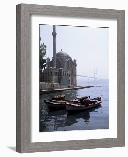 Ortakoy, Bosphorus Bridge, Bosphorus, Istanbul, Turkey, Eurasia-Adam Woolfitt-Framed Photographic Print