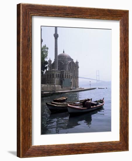 Ortakoy, Bosphorus Bridge, Bosphorus, Istanbul, Turkey, Eurasia-Adam Woolfitt-Framed Photographic Print