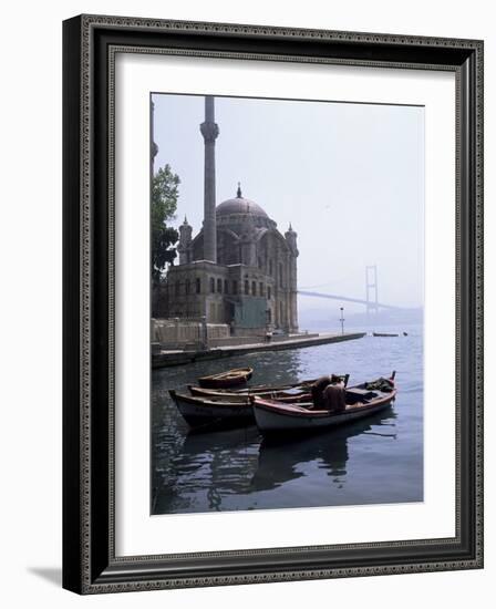 Ortakoy, Bosphorus Bridge, Bosphorus, Istanbul, Turkey, Eurasia-Adam Woolfitt-Framed Photographic Print