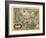 Ortelius's Map of Asia, 1570-Library of Congress-Framed Photographic Print