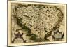 Ortelius's Map of Bohemia, 1570-Library of Congress-Mounted Photographic Print