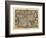 Ortelius's Map of France, 1570-Library of Congress-Framed Photographic Print