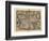 Ortelius's Map of France, 1570-Library of Congress-Framed Photographic Print