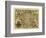 Ortelius's Map of Germany, 1570-Library of Congress-Framed Photographic Print