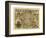 Ortelius's Map of Germany, 1570-Library of Congress-Framed Photographic Print