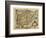 Ortelius's Map of Iberian Peninsula, 1570-Library of Congress-Framed Photographic Print