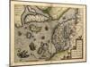 Ortelius's Map of Northern Europe, 1570-Library of Congress-Mounted Photographic Print