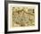 Ortelius's Map of Switzerland, 1570-Library of Congress-Framed Photographic Print