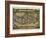 Ortelius's World Map, 1570-Library of Congress-Framed Photographic Print