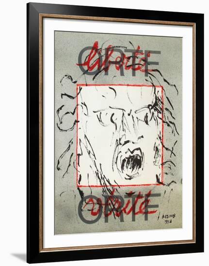ORTF Liberté vérité-Jean Bazaine-Framed Collectable Print