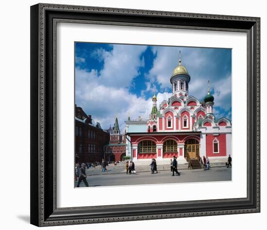 Orthodox Church at Red Square, Moscow, Russia-null-Framed Art Print